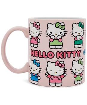 Sanrio Hello Kitty Pink Expressions Ceramic Mug | Holds 20 Ounces