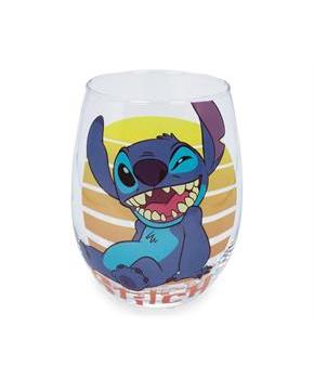 Disney Lilo & Stitch Stemless Wine Glass | Holds 20 Ounces