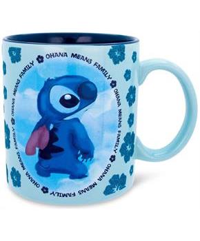Disney Lilo & Stitch "Ohana Means Family" Ceramic Mug | Holds 20 Ounces