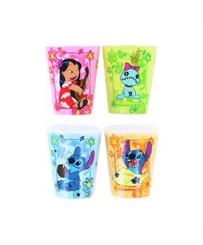 Disney Lilo & Stitch 4 Piece 1.5oz Mini Plastic Cup Set