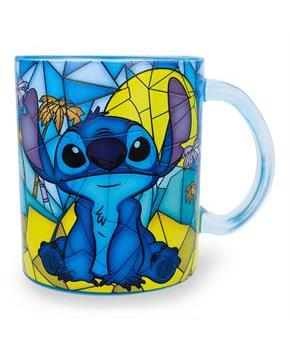 Disney Lilo & Stitch Mosaic Glass Coffee Mug | Holds 18 Ounces
