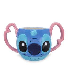 Disney Lilo & Stitch Experiment 626 Face 3D Sculpted Ceramic Mug | 16 Ounces