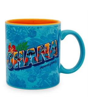 Disney Lilo & Stitch "Ohana Means Family" Ceramic Mug | Holds 20 Ounces