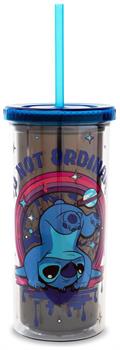 Disney Lilo & Stitch "So Not Ordinary" 20-Ounce Carnival Cup With Lid and Straw