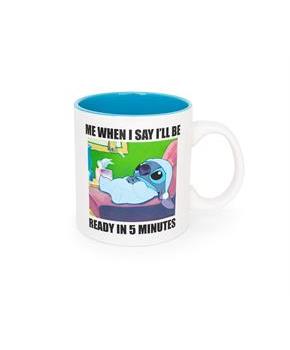 Disney Lilo & Stitch "When I Say I'll Be Ready" Ceramic Mug | Holds 20 Ounces