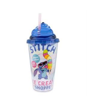 Disney Lilo & Stitch Ice Cream Shoppe Acrylic Carnival Cup with Lid and Straw