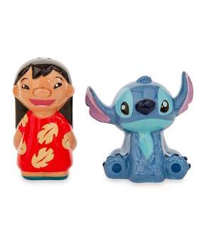 Disney Lilo & Stitch Ceramic Salt and Pepper Shakers | Set of 2