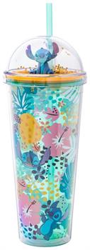 Disney Lilo & Stitch Aloha 24oz Dome Top Travel Tumbler With Straw
