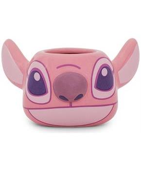 Disney Lilo & Stitch Angel Sculpted Ceramic Mini Mug | Holds 3 Ounces
