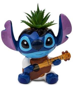 Disney Lilo & Stitch Elvis 6-Inch Ceramic Mini Planter With Artificial Succulent