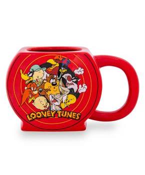 Looney Tunes "That's All Folks" Sculpted Ceramic Mug | Holds 20 Ounces