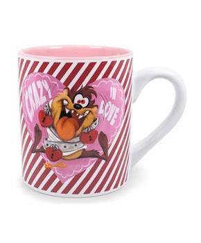 Looney Tunes Taz "Crazy In Love" Ceramic Mug | Holds 14 Ounces | Toynk Exclusive