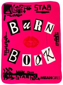 Mean Girls Burn Book 45 x 60 Inch Fleece Throw Blanket