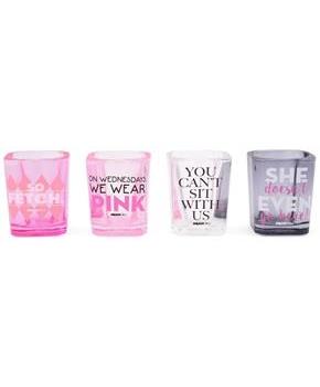 Mean Girls Quotes 2-Ounce Mini Shot Glasses | Set of 4