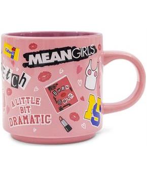 Mean Girls Icons Pink Ceramic Mug | Holds 13 Ounces