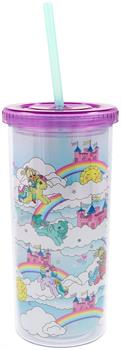 My Little Pony Dream Castle 20-Ounce Carnival Cup With Lid and Straw