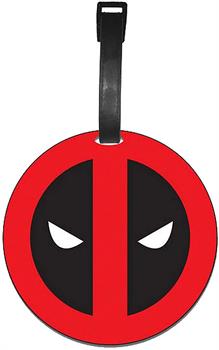 Marvel Deadpool Logo Luggage Tag and Suitcase Label