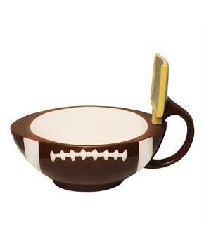 Silver Buffalo Officially Licensed MAX'IS Creations The Mug With A Goalpost! Game On Edition, 15 oz Football Mug