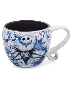 Nightmare Before Christmas Jack Skellington Loop Handle Ceramic Mug | 16 Ounces