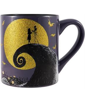 Nightmare Before Christmas 14oz Glitter Ceramic Mug