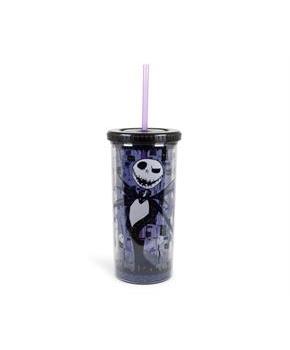 Nightmare Before Christmas Jack Skellington Carnival Cup With Straw | 20 Ounces