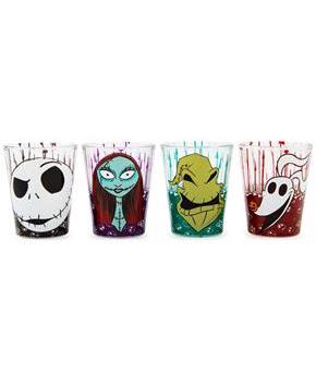 Disney The Nightmare Before Christmas 2-Ounce Mini Shot Glasses | Set of 4