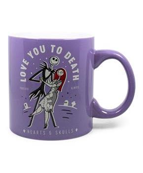 The Nightmare Before Christmas "Love You To Death" Ceramic Mug | Holds 20 Ounces