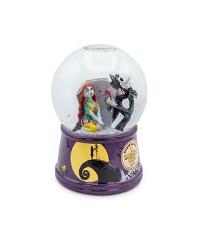 Disney Nightmare Before Christmas Jack & Sally Light-Up Snow Globe | 6 Inches