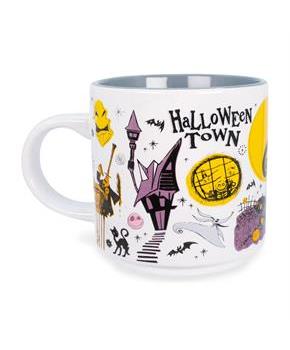 Disney The Nightmare Before Christmas Allover Icons Ceramic Stacking Mug | Holds 13 Ounces
