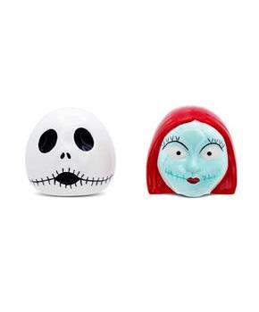 Disney The Nightmare Before Christmas Jack and Sally Salt and Pepper Shaker Set