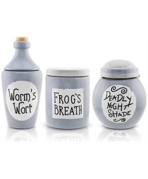 Disney The Nightmare Before Christmas Sally's Mini Storage Jars 3-Piece Set