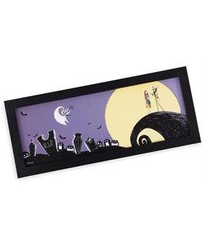 The Nightmare Before Christmas 12 x 5 Inch Framed MDF Wall Art