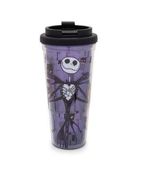 Disney The Nightmare Before Christmas Jack Skellington Plastic Travel Tumbler With Lid
