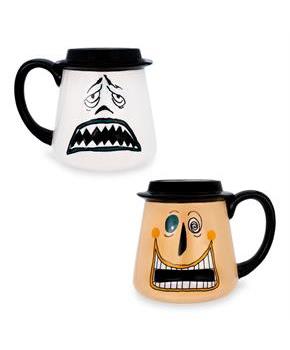 Disney Nightmare Before Christmas Mayor Faces 3D Ceramic Mug | Holds 20 Ounces