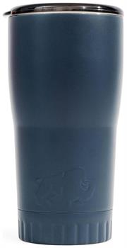 Matte Gray Stainless Steel Tumbler With Open-Sip Lid | Holds 20 Ounces