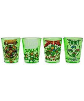 Teenage Mutant Ninja Turtles 2-Ounce Mini Shot Glasses | Set of 4