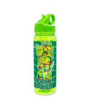 Teenage Mutant Ninja Turtles Water Bottle With Flip-Up Straw | Holds 20 Ounces