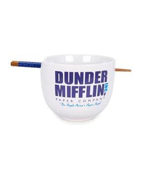 The Office Dunder Mifflin 20-Ounce Ramen Bowl and Chopstick Set