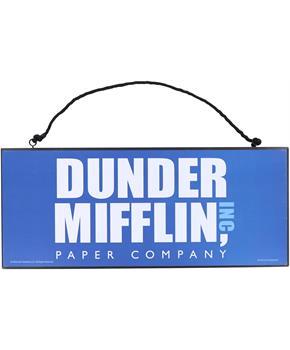 The Office Dunder Mifflin 12 x 5 Inch Reversible Hanging Sign
