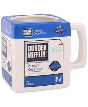 The Office Dunder Mifflin Sculpted Ceramic Mug | Holds 20 Ounces