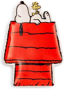 Peanuts Snoopy And Woodstock Sculpted Ceramic Trinket Tray