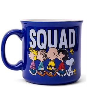 Peanuts Characters "Squad" Ceramic Camper Mug | Holds 20 Ounces