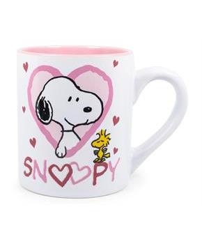 Peanuts Snoopy And Woodstock Ceramic Mug | Holds 14 Ounces | Toynk Exclusive