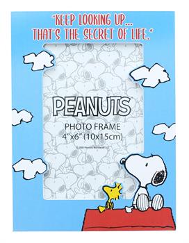 Peanuts Keep Looking Up 4 x 6 Inch Die Cut Photo Frame