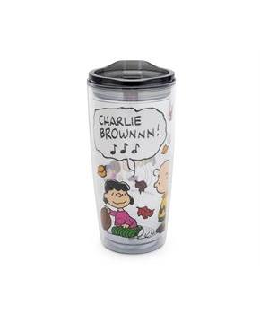 Peanuts Charlie Brown Travel Tumbler with Slide Close Lid | Holds 20 Ounces