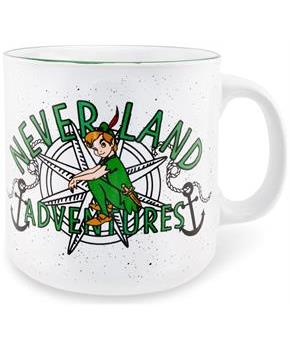 Disney Peter Pan "Neverland Adventures" Ceramic Camper Mug | Holds 20 Ounces