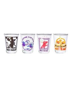 Disney Ratatouille 4 Piece 1.5oz Mini Glass Set