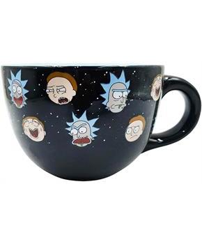 Rick and Morty Faces 24-Ounce Ceramic Soup Mug