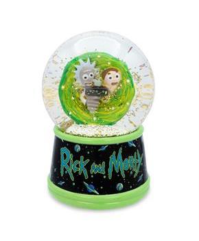 Rick and Morty Portal Light-Up Collectible Snow Globe | 6 Inches Tall