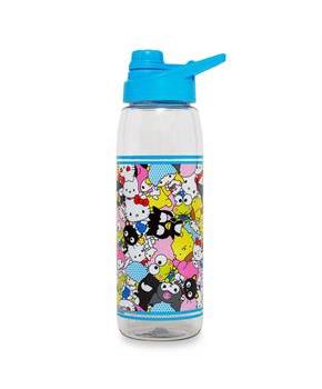 Sanrio Hello Kitty and Friends Plastic Water Bottle With Screw-Top Lid